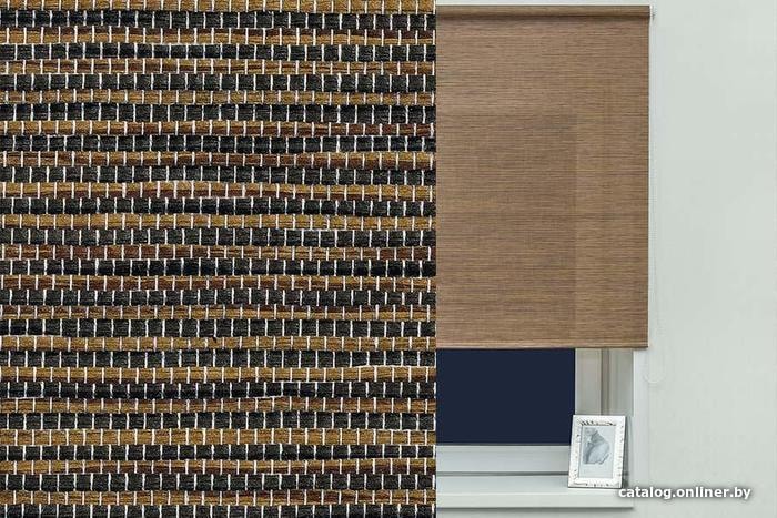 Рулонные шторы Legrand Саванна 98x160 (соломка зебрано)
