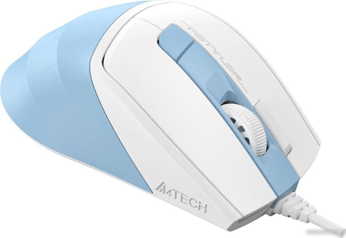 Мышь A4Tech Fstyler FM45S Air (голубой/белый)
