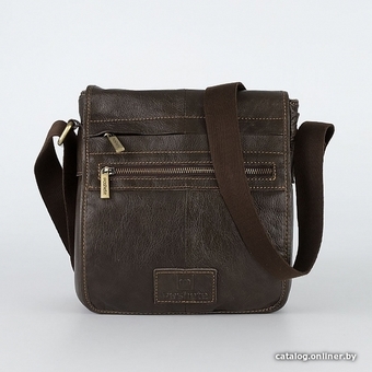 Сумка для ноутбука Poshete 253-01263-26-DBW (коричневый)