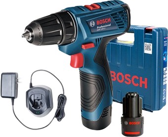 Ударная дрель-шуруповерт Bosch GSB 120-LI Professional 06019G8180 (с 1-им АКБ, кейс, китайская вилка)