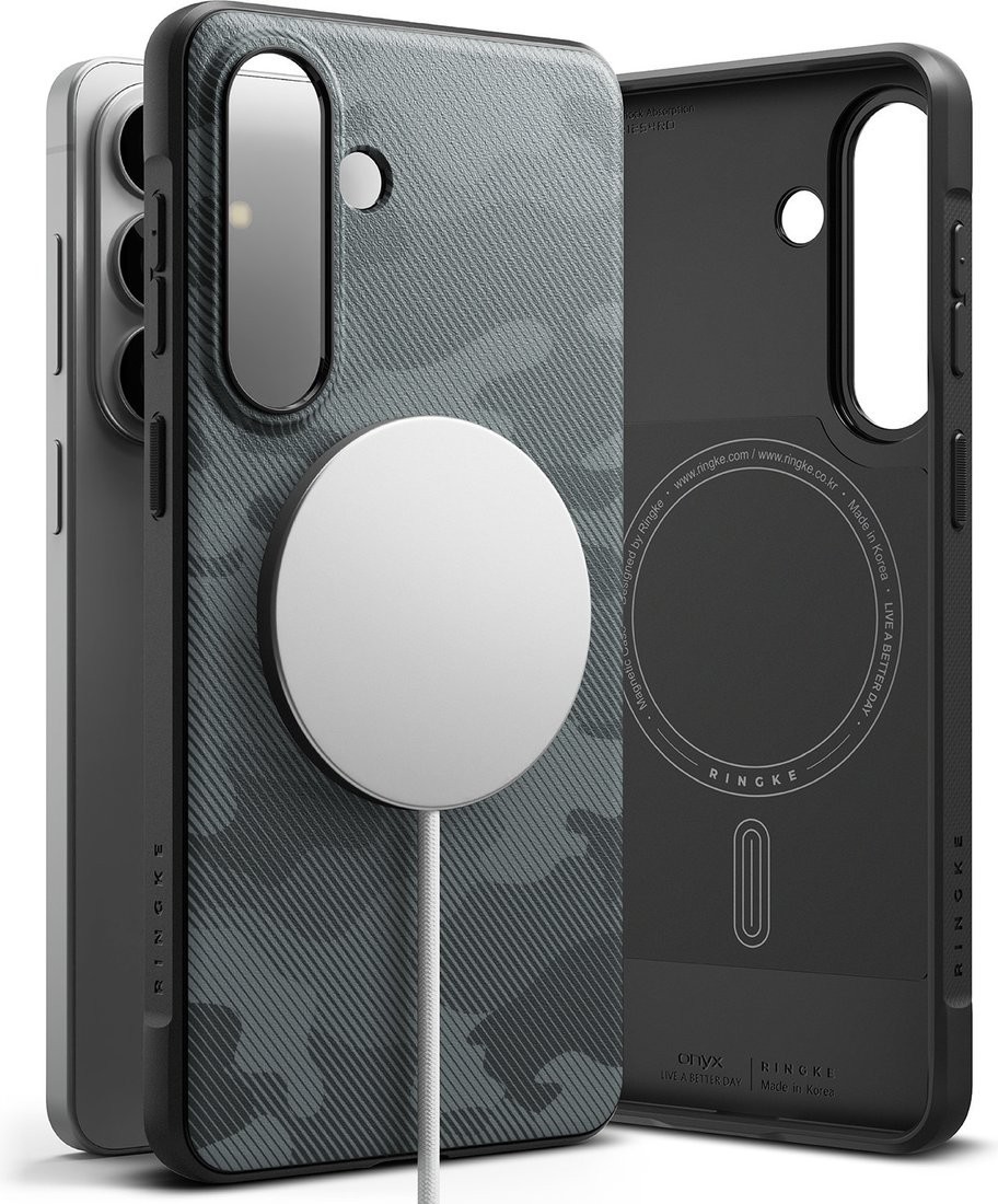 Чехол для телефона Ringke Onyx Magnetic для Galaxy S26 Plus (Camo Black)
