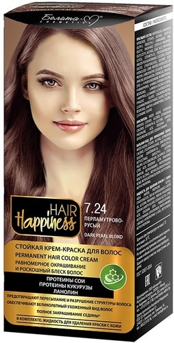Белита-М Hair Happiness Стойкая 7.24 перламутрово-русый
