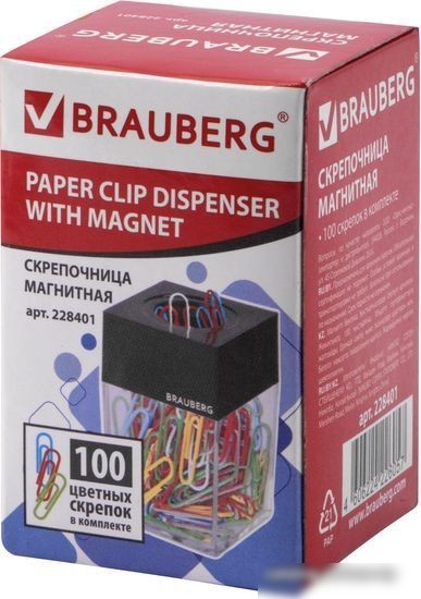 BRAUBERG 228401 (со скрепками)