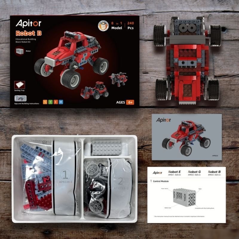 Конструктор Apitor Robot B 8 в 1