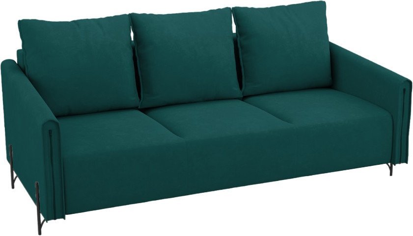 Диван Mio Tesoro Aspen НПБ (Velutto 20 бирюзовый)