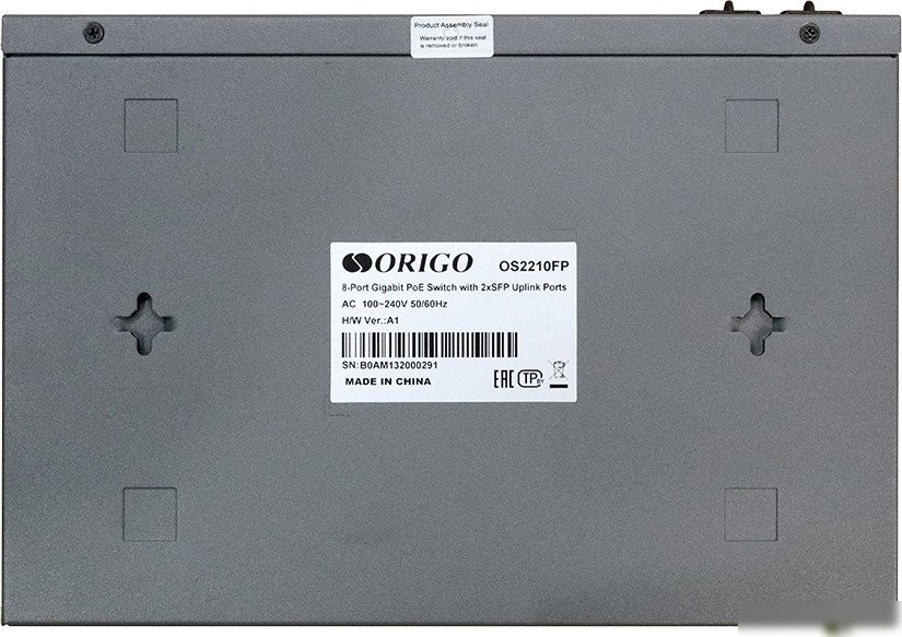 Неуправляемый коммутатор Origo OS2210FP/120W/A1A