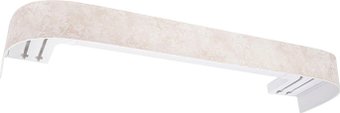 Карниз для штор Legrand Аврора 5см с/п 2.4м 2р 58146357 (перламутр)