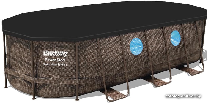 Каркасный бассейн Bestway Power Steel Ротанг 56716 (549x274x122)