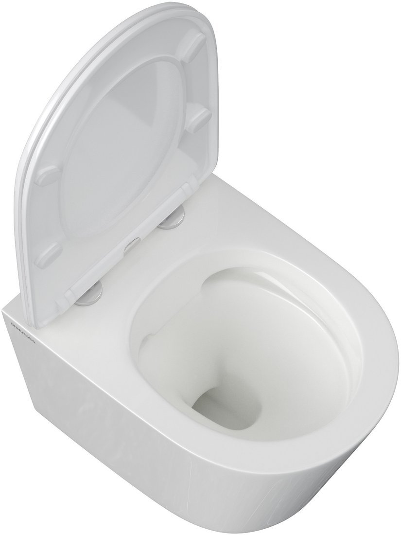 Унитаз подвесной Berges Wasserhaus Vita Rimless 043385 (с сиденьем)