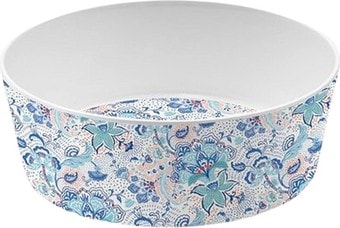 Миска TarHong Flower Fields PTD5071WBCF (белый/голубой с рисунком)