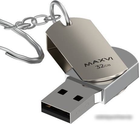 USB Flash Maxvi MR 32GB (серебристый)