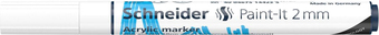 Маркер художественный Schneider Paint-It 310 120149 (белый)