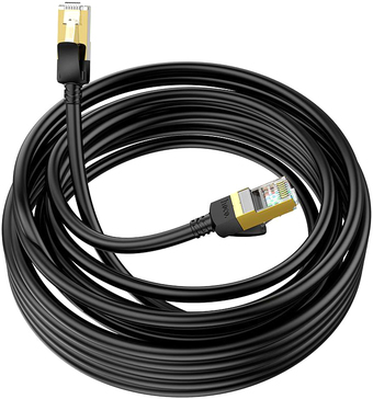 Кабель Hoco US02 RJ45 - RJ45 (5 м, черный)
