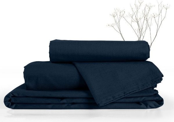 Евро комплект постельного белья Verossa Сатин Евро 50x70/70x70 790370 (Twilight Blue)
