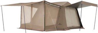 Кемпинговая палатка Naturehike Village 6.0 II CNK2300ZP021-DCFS (коричневый)