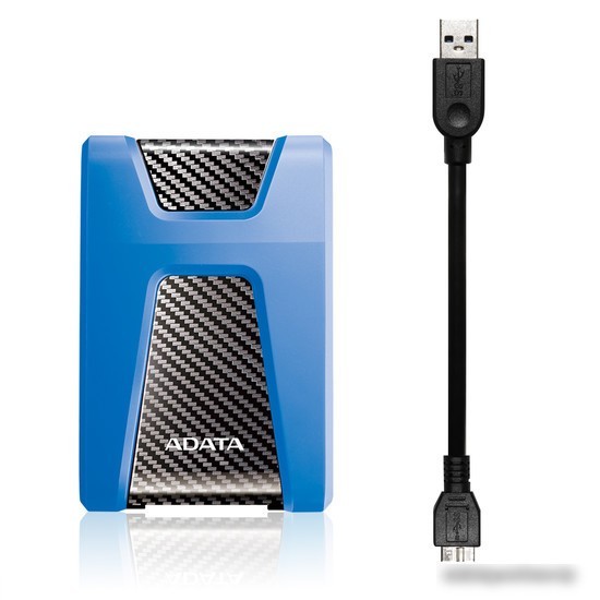 Внешний жесткий диск A-Data DashDrive Durable HD650 1TB (синий)