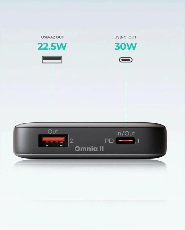 Внешний аккумулятор Aukey Sprint X PB-Y41 10000mAh (серый)