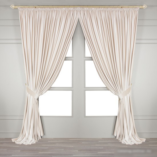 Штора Mio Tesoro Velvet 1.5x2.6 м (кремовый)