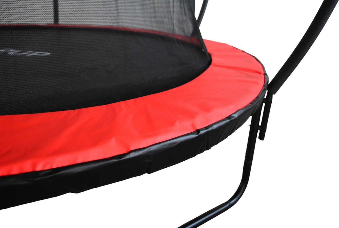 Батут GoUP Luxury 8FT (с сеткой и лестницей, красный)