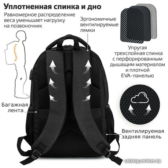 Городской рюкзак BRAUBERG Urban Kinetic 270798