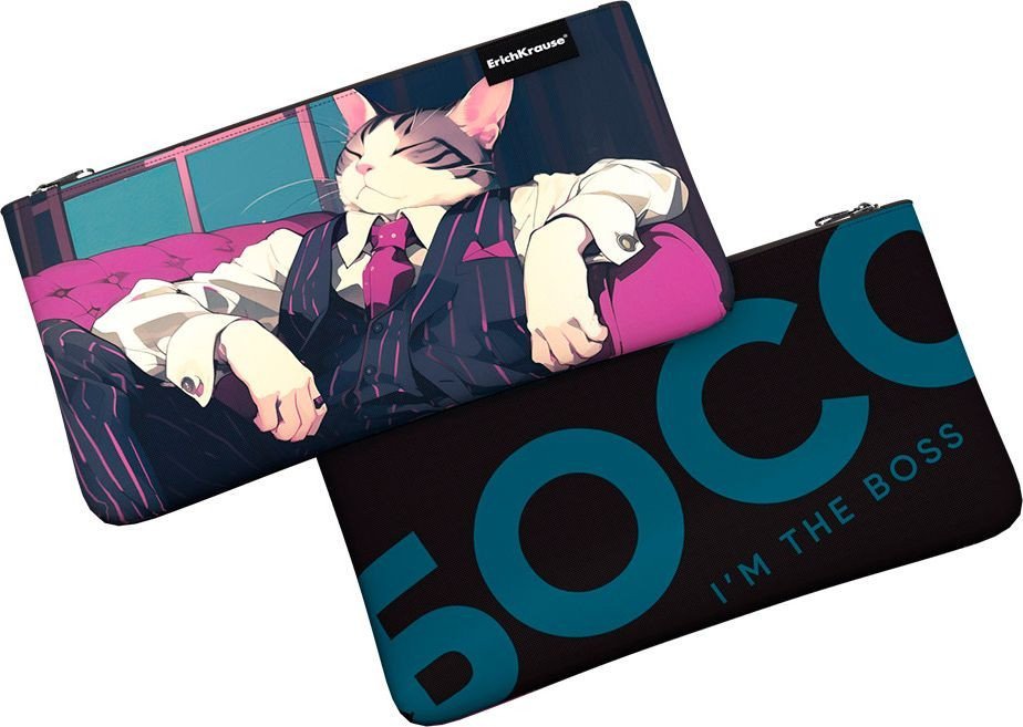 Пенал Erich Krause Light Cat Boss 62876