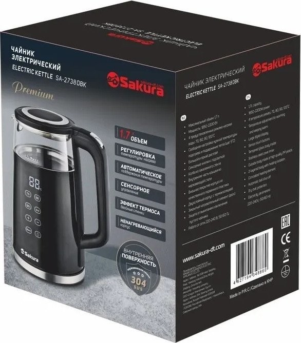 Электрический чайник Sakura SA-2738DBK