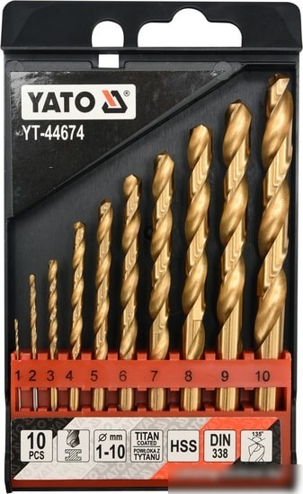 Набор оснастки Yato YT-44674 (10 предметов)