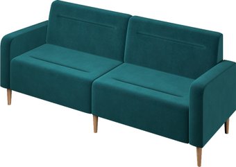 Диван MONOFIX Фоксет 202см (велюр/изумрудный №20)