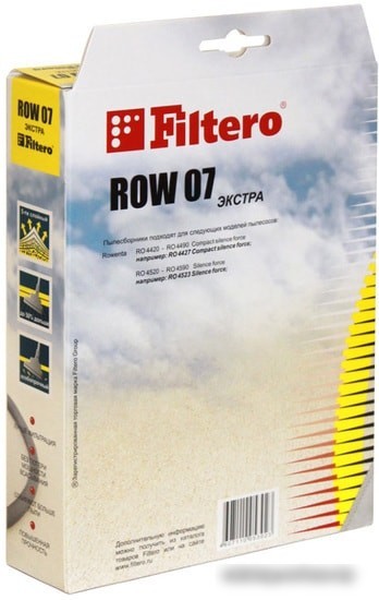 Одноразовый мешок Filtero ROW 07 Экстра
