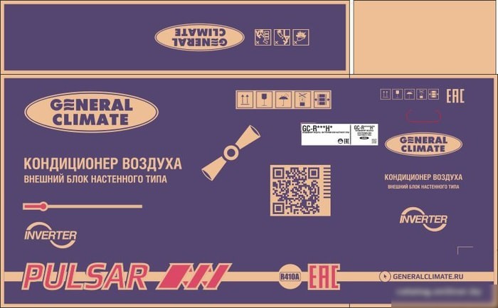Сплит-система General Climate Pulsar GC-RE12HR/GU-RE12H