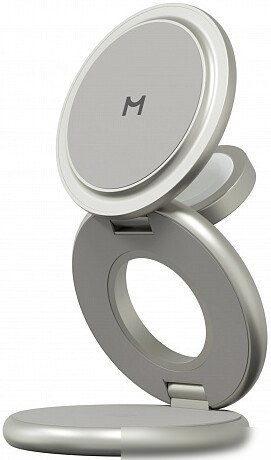 Беспроводное зарядное Magssory Signature Disc Pro для Apple 3 в 1 WCH073 (титановый)