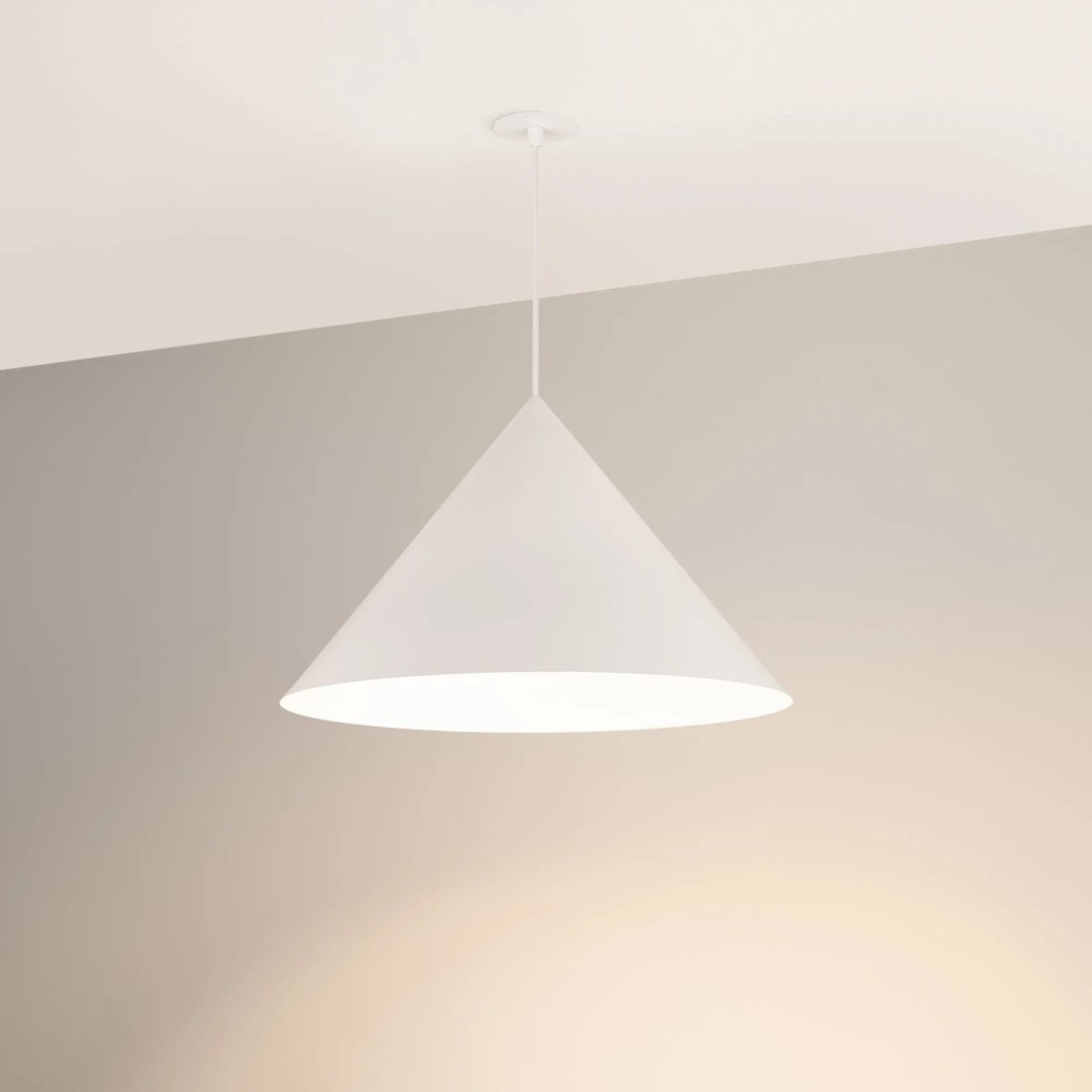 Подвесная люстра Arlight SP-MAKOTO-R550-14W Warm3000 WH 36deg 054410