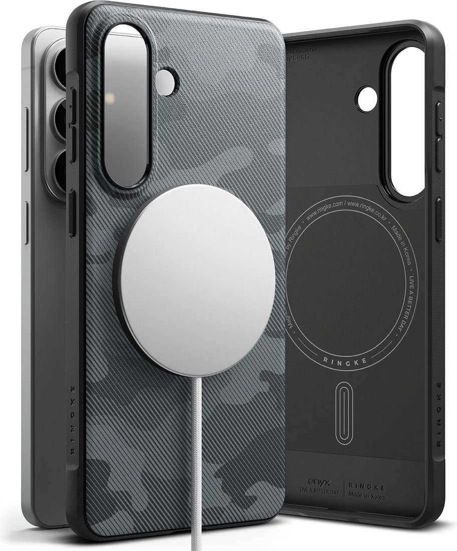 Чехол для телефона Ringke Onyx Magnetic для Galaxy S26 (Camo Black)