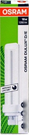 Люминесцентная лампа Osram Dulux D G24d-2 18 Вт 4000 К