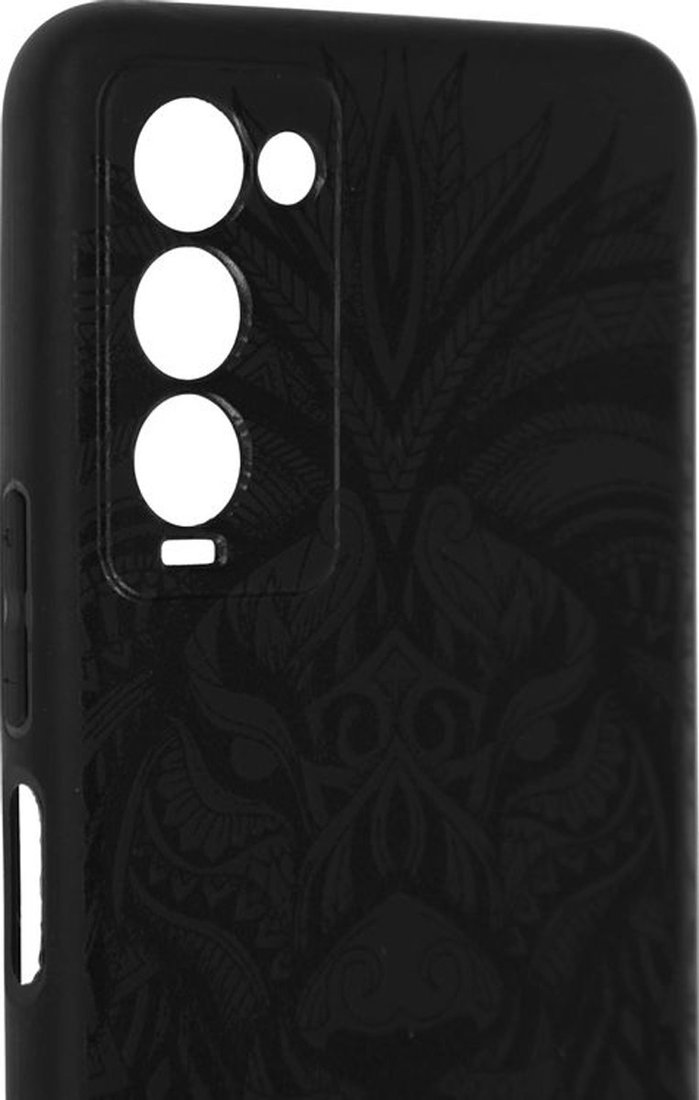 Чехол для телефона BoraSCO ArtWorks для Tecno Camon 18/18P 51148 (черный/рисунок)