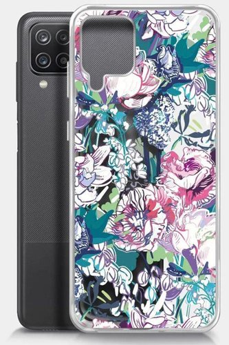 Чехол для телефона BoraSCO ArtWorks для Samsung Galaxy A12/M12 51405 (прозрачный/рисунок)