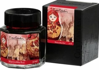 Чернила для перьевой ручки Pierre Cardin City Fantasy PC332-S6 (30 мл, красная матрешка)