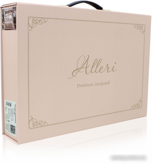 Постельное белье Alleri Сатин Jacquard Premium семейный СЖ-084