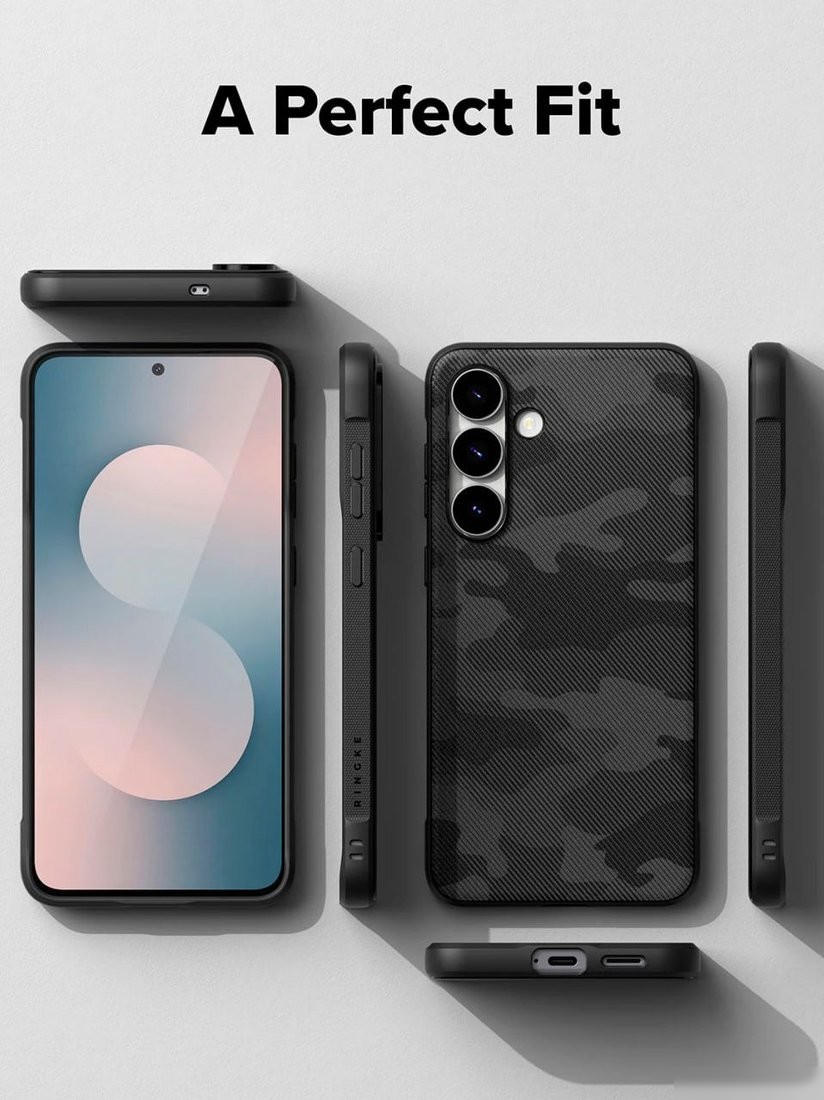 Чехол для телефона Ringke Onyx для Galaxy S25 Fe Camo Black