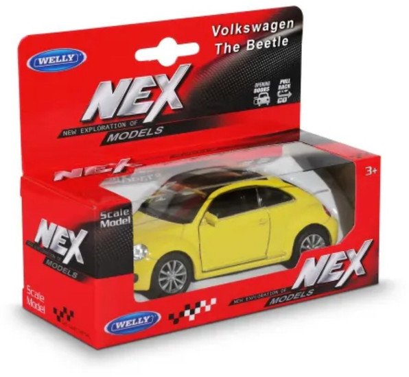 Легковой автомобиль Welly Volkswagen The Beetle 43650W (красный)