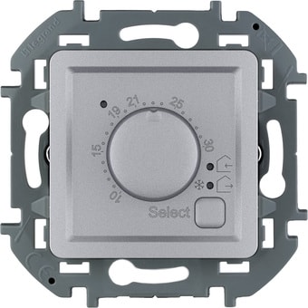 Терморегулятор Legrand Inspiria 673812 (алюминий)