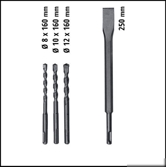 Перфоратор Einhell TC-RH 620 4F Kit 4257992 (кейс)