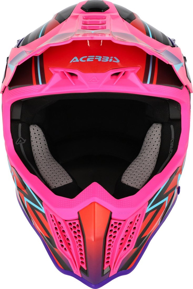 Мотошлем Acerbis Airstrike-X 0026905.723.066 (L, черный/розовый)