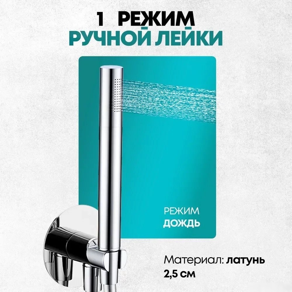 Душевая система Grocenberg GB5090 (хром)