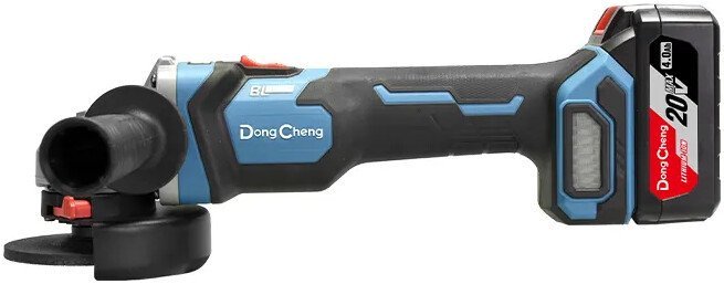 Угловая шлифмашина DongCheng DCSM03-125 Type FK (с 2-мя АКБ, кейс)