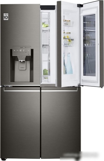 Многодверный холодильник LG DoorCooling+ InstaView Door-in-Door GR-X24FMKBL