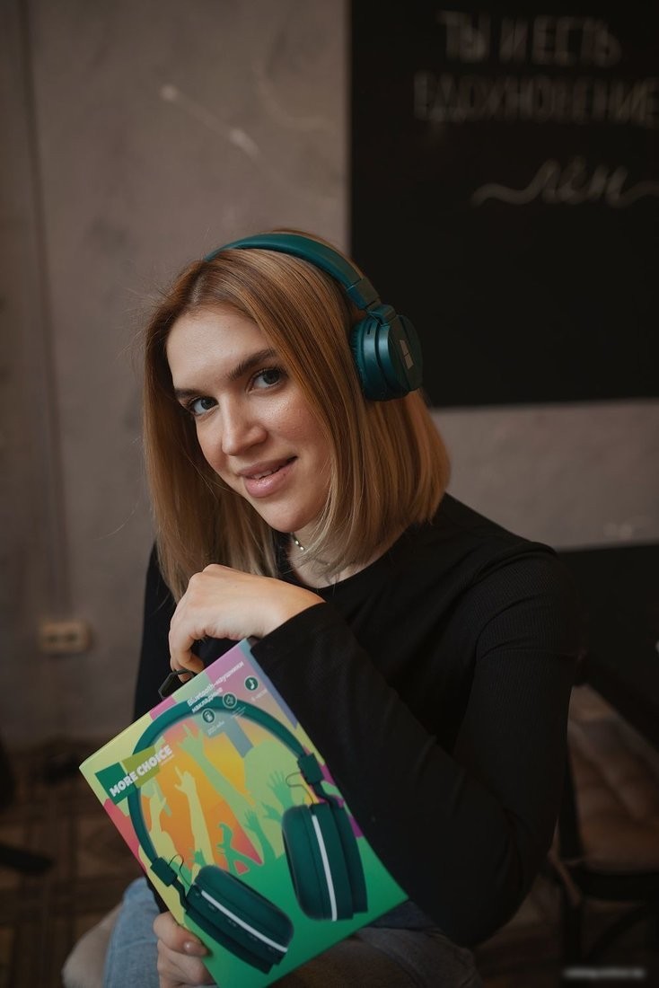 Наушники More Choice HW15 (зеленый)