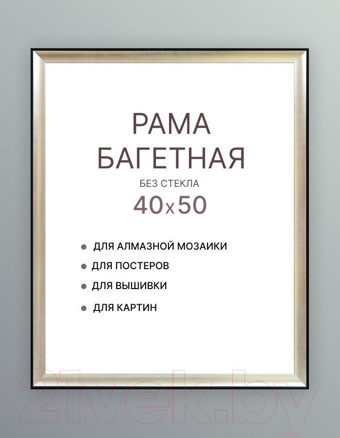 Фоторамка Декарт 40x50 8Л2580 (золото с черным)