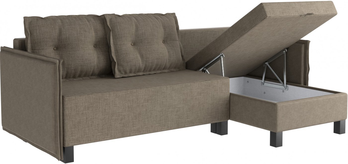 Угловой диван Mio Tesoro Туули (Beige/Grey)