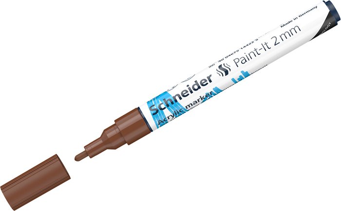 Маркер художественный Schneider Paint-It 310 120107 (коричневый)